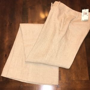 Michael Kors tan linen pants